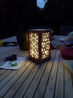 Laser Cut Polygonia Lamp