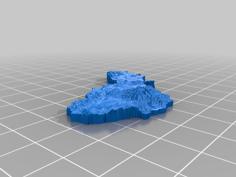 Puzzle Relieve Andalucia Por Provincias 3D Printer Model