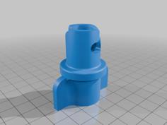 Halkey-Robert Fitting For Hand Air Pump 3D Printer Model