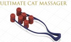 Ultimate Cat Massager 3D Printer Model