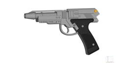 Admiral Thrawn Blaster Pistol(Ahsoka Series) 3D Printer Model