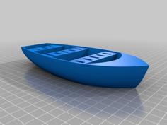 Boat USB Holder 3D Printer Model