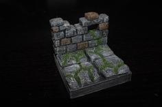 OpenForge Ruined Wall Tile 3D Printer Model