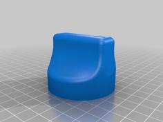 BBQ/fire Pit Knob 3D Printer Model