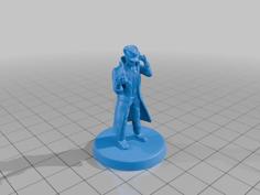 Wizard In A Trench Coat 3D Printer Model