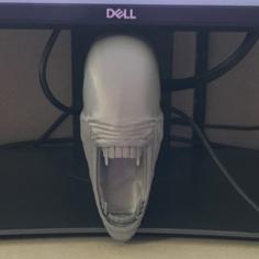 Alien Head 3D Printer Model