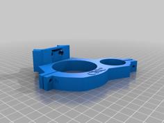 MPCNC (Updated Version) Router Mount And Dustshoe 3D Printer Model