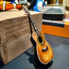 Guitar Miniature 3D Printer Model