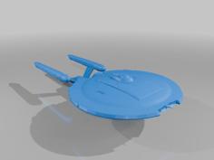 Star Trek OX-class Dunc Inc. 3D Printer Model