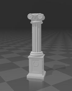 Ionic Column With Base 3D Printer Model