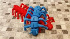 Caterpillar Centipede 3D Printer Model