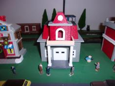 City Hall – HO Scale 3D Printer Model