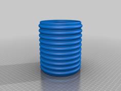 Ribbed Vase 3D Printer Model