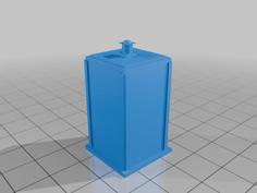 2nd Doctor Tardis (only Two Sides) Low Detail 3D Printer Model