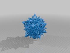 ESCHER STAR TRUNCATED ICOSIDODECAHEDRAL POLYKNOT 1 3D Printer Model