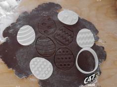 Easter Eggs Cookie Cutters 3D Printer Model