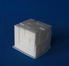 Tetris Cube 3D Printer Model