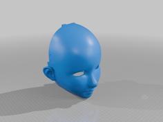 Keiko Bjd Kigurumi Mask 3D Printer Model