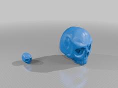 Skull Intake 3in Inlet 3D Printer Model