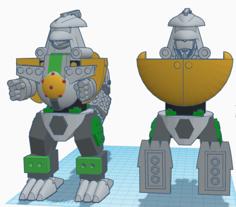 Dragon Zord – Mega Bloks 3D Printer Model