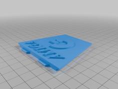 Retro Wedge Computer Case Amiga Emblem 3D Printer Model