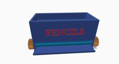 Pencil Dispenser/Holder. 3D Printer Model