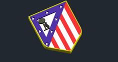 Atlético Madrid – Logo 3D Printer Model