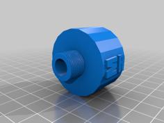 30mm Barrel Airsoft Sniper Thread Adapter 3D Printer Model