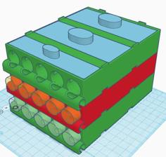 Stackable Ant Queen Incubator V2 – 18mm Test Tube 3D Printer Model