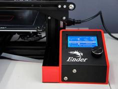 Ender 3 Control Box With Rail Inserts Attached 3D Printer Model