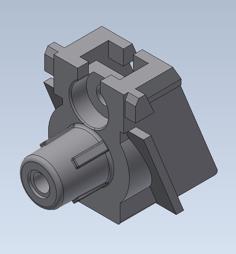 Replacement Handle Connectors For Samsung Microwave 3D Printer Model