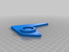 Creality K1C Side Spool Mount 3D Printer Model