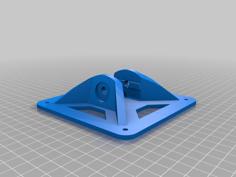 100 X 100 Monitor Mount For 3030 Slot 3D Printer Model