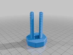 Nut And Bolt Puzzle 3D Printer Model