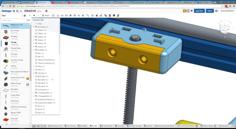 ZLead Screw Holder For Vulcanus 3D Printer Model