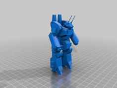 American Mecha Crusader 3D Printer Model