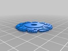 Remixed Wheels For Munchkin Level Counter 3D Printer Model