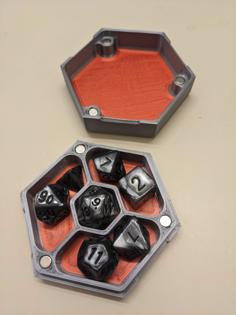 DnD Hex Dice Box 3D Printer Model