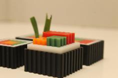 Modular Futomaki Sushi 3D Printer Model