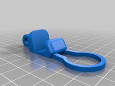 Keychain Phone Stand With Trolley Unlocker 3D Printer Model