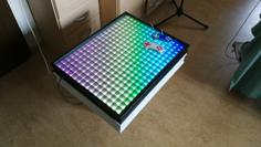 LED-Matrix-Table With 300 RGB-LEDs – Raspberry Pi 3D Printer Model