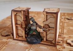 Stygian Undercroft Ruined Wall For 3mm Laser Cut MDF