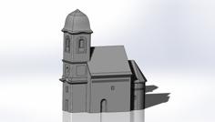 Dechtice Church 3D Printer Model