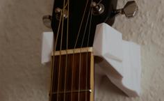 Guitar Wall Mount / Gitarrenaufhängung 3D Printer Model