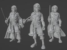 Bilbo, Merry And Pippin 3D Printer Model