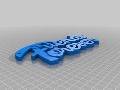 “Friends Forever” Keychain By Techie_Baksh 3D Printer Model