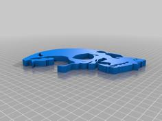 2D Skull Thing 3D Printer Model