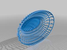 Aurora Wave Bowl 3D Printer Model