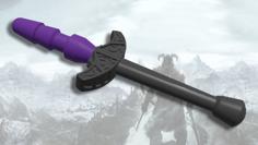 Skyrim Dildo Dagger – Steel Reinforced + Vac U Lock 3D Printer Model