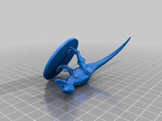 Clockwork Allosaurus 3D Printer Model